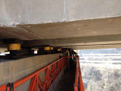 橋梁更換支座案例